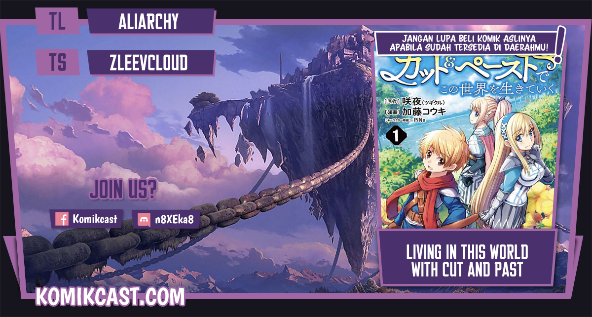 Living In This World With Cut & Paste Chapter 11.2 Bahasa Indonesia